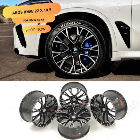 SET DE AROS BMW X5 22 X10.5