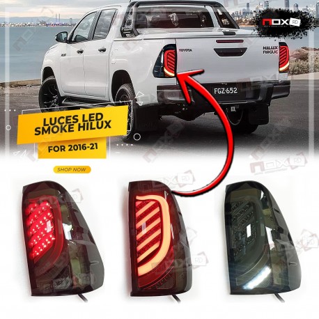 LUCES LED SMOKE SECUENCIALES HILUX 2016-2021