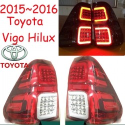 LUCES LED TOYOTA HILUX REVO 2016 ROJO DIFUSOR