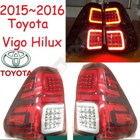 LUCES LED TOYOTA HILUX REVO 2016 ROJO DIFUSOR