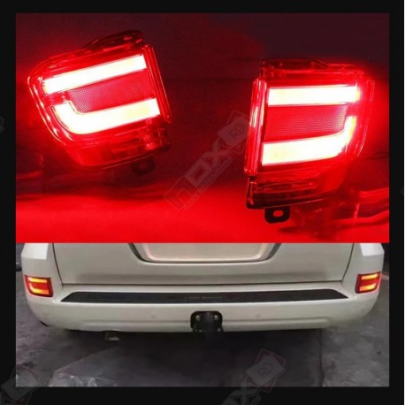 LUCES LED BUMPER TRASERO LC 2008 AL 2019