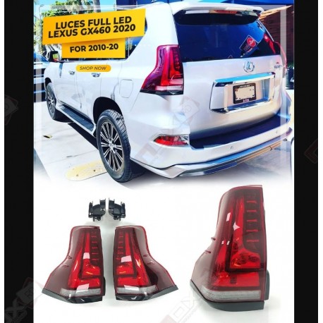 LUCES LEXUS GX460 ROJAS 2020