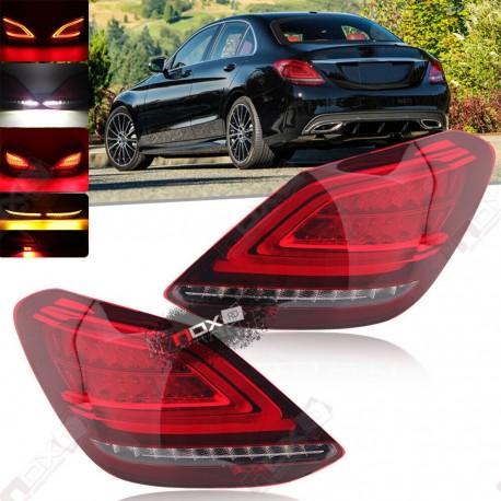LUCES LED PARA MERCEDES CLASE C 14-20