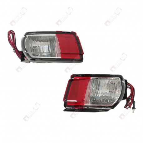 LUCES DE BUMPER TRASERO TIPO LEXUS GX PARA TOYOTA LAND CRUISER PRADO 2010 AL 2021