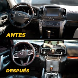 KIT DE INTERIOR 2021 PARA LAND CRUISER 08-15 NEGRO