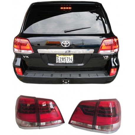 LUCES LED TOYOTA LAND CRUISER 2008-2015 TIPO 2016