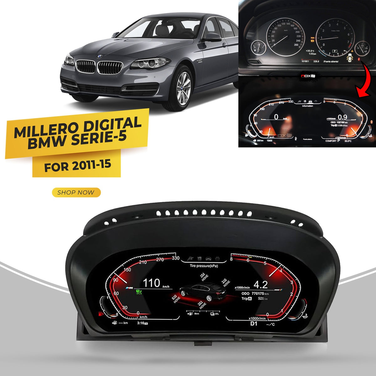 MILLERO DIGITAL BMW SERIE 5 F10 10-16