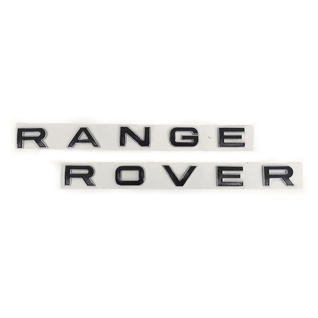 LETRAS RANGE ROVER NEGRO/CHROME