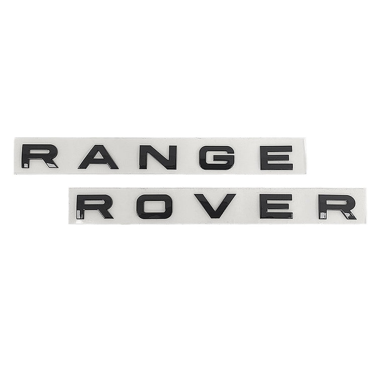 LETRA RANGE ROVER NEGRA