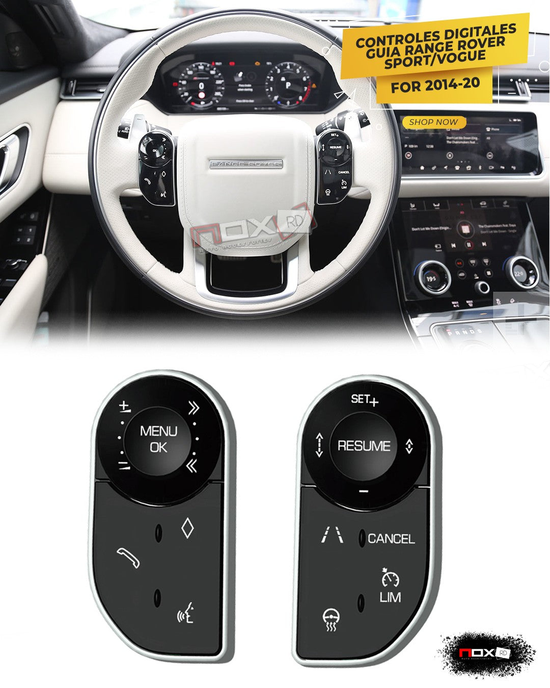 CONTROLES DE GUIA DIGITALES RANGE ROVER 21
