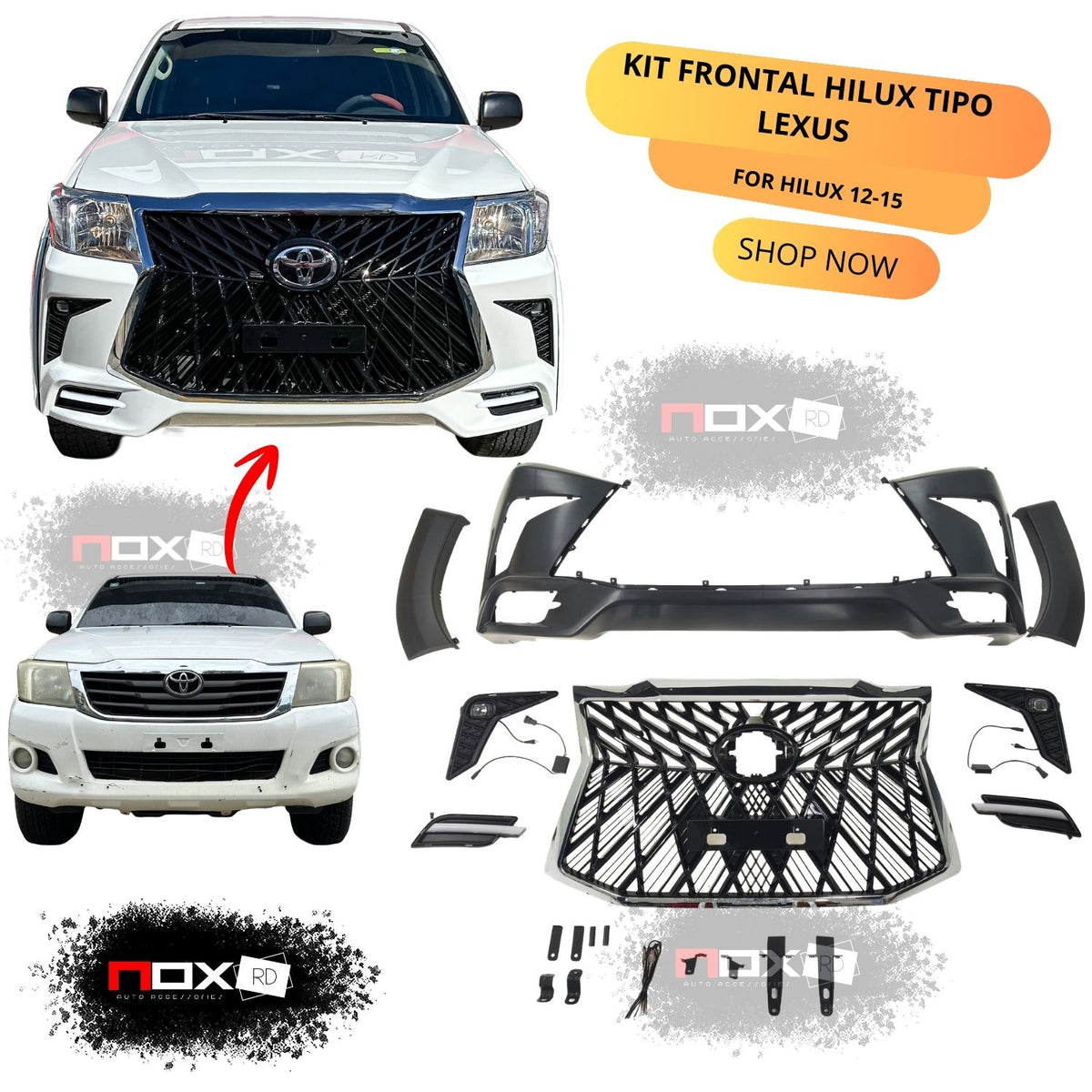 KIT FRENTE HILUX TIPO LX 12-15