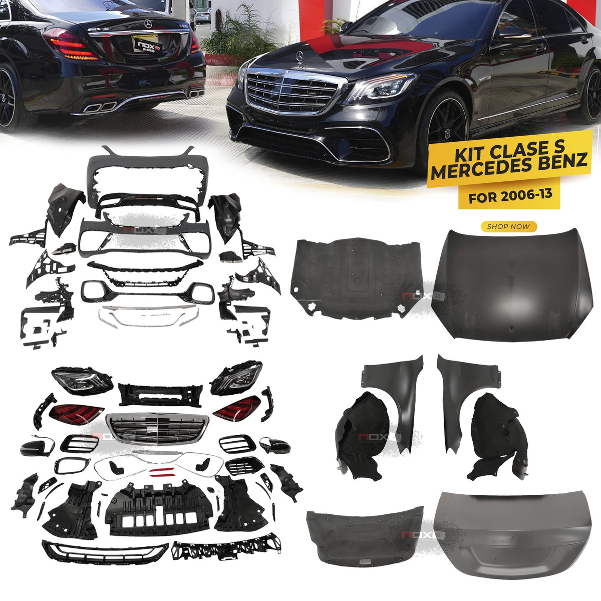 KIT MERCEDES CLASE S AMG 2018 PARA 06-13