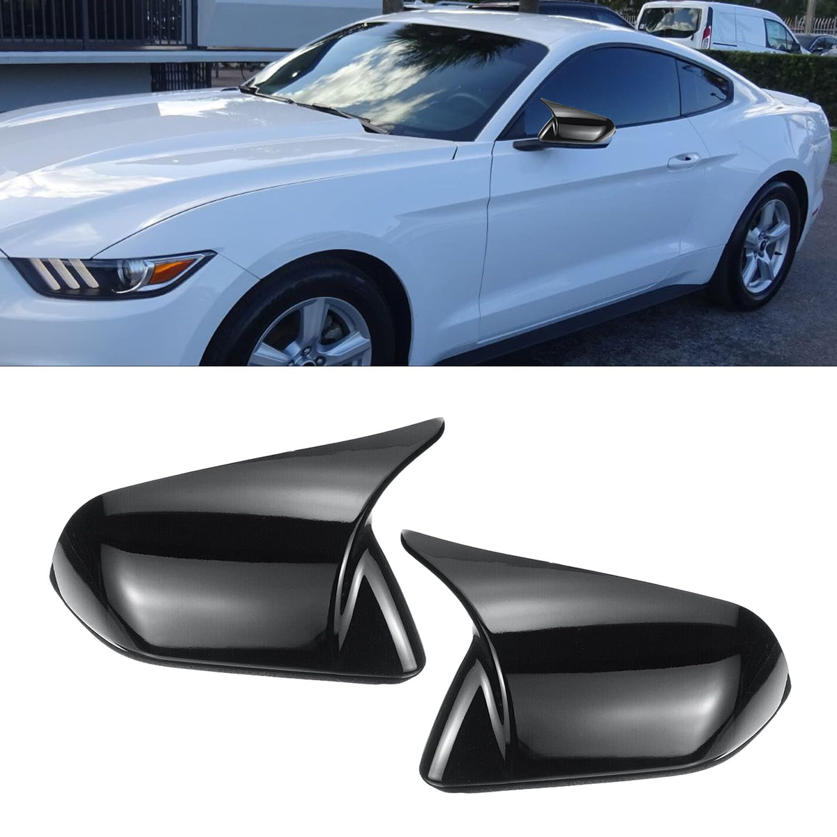 COVER RETROVISORES SPORT MUSTANG 2015+