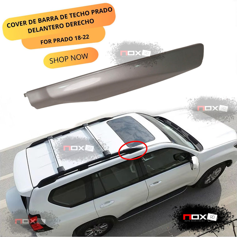 COVER DE BARRA DE TECHO DELANTERO GRIS PRADO RH 18-22