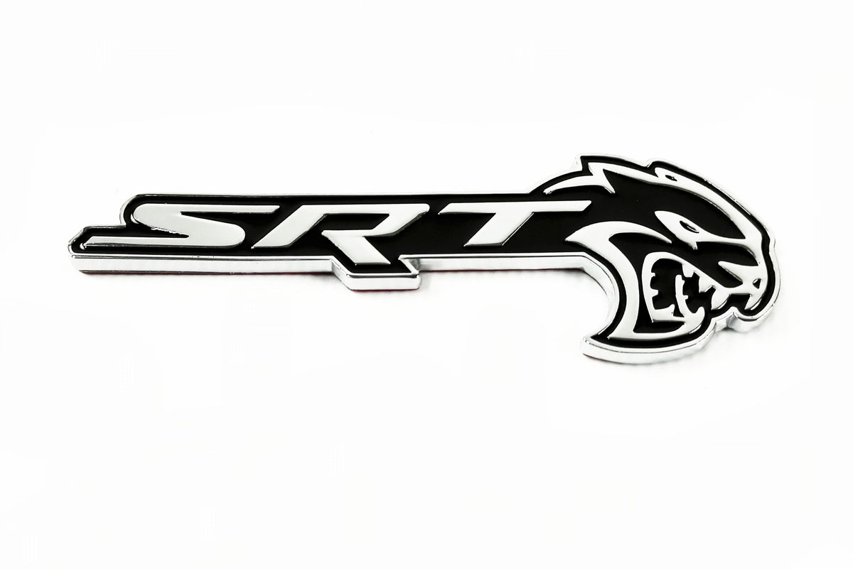 EMBLEMA SRT HELLCAT DE COMPUERTA CHROME