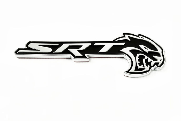 EMBLEMA SRT HELLCAT DE COMPUERTA CHROME