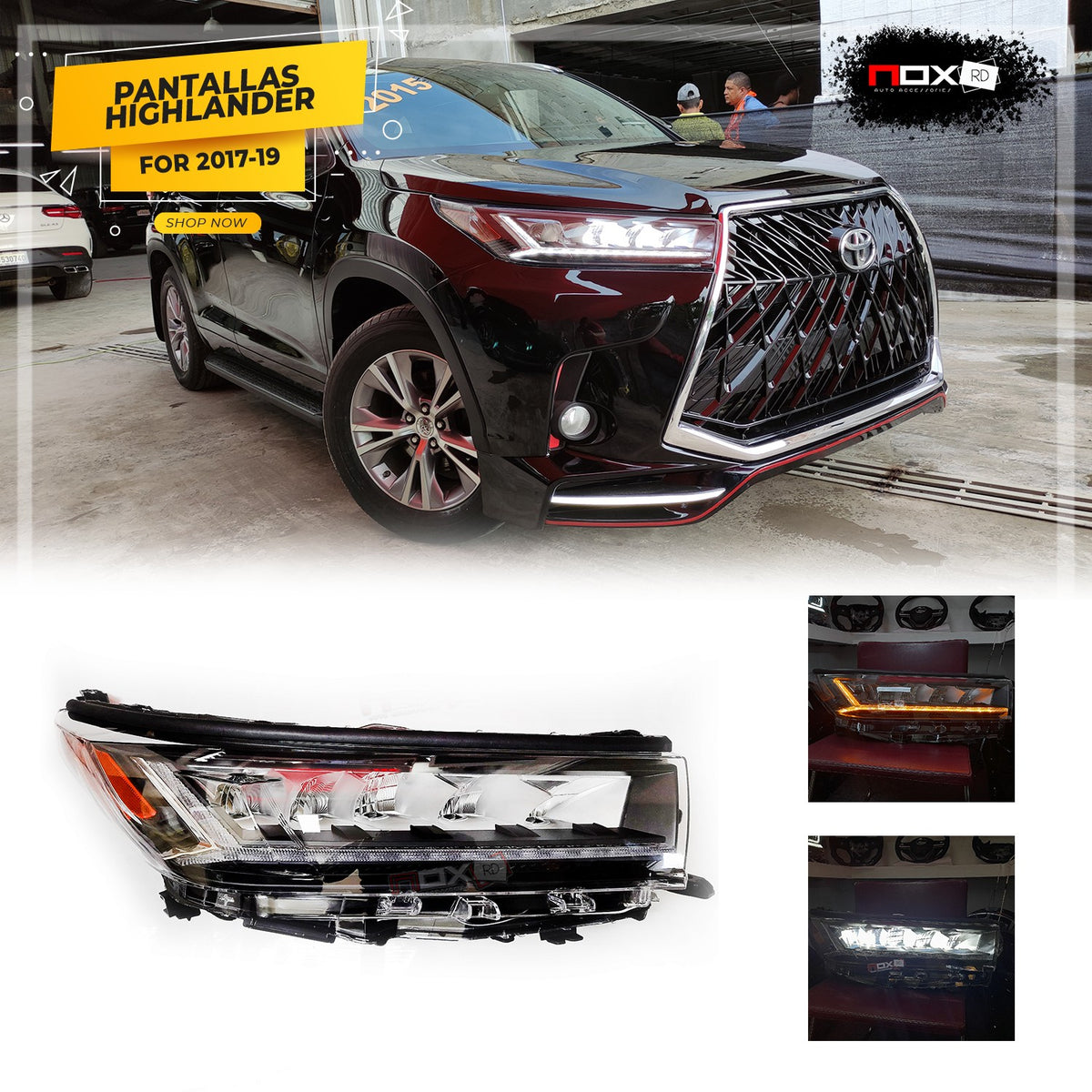 PANTALLAS LED HIGHLANDER 17-19 TIPO LX