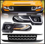 PANTALLAS Y PARRILLA TOYOTA FJ CRUISER 07-15