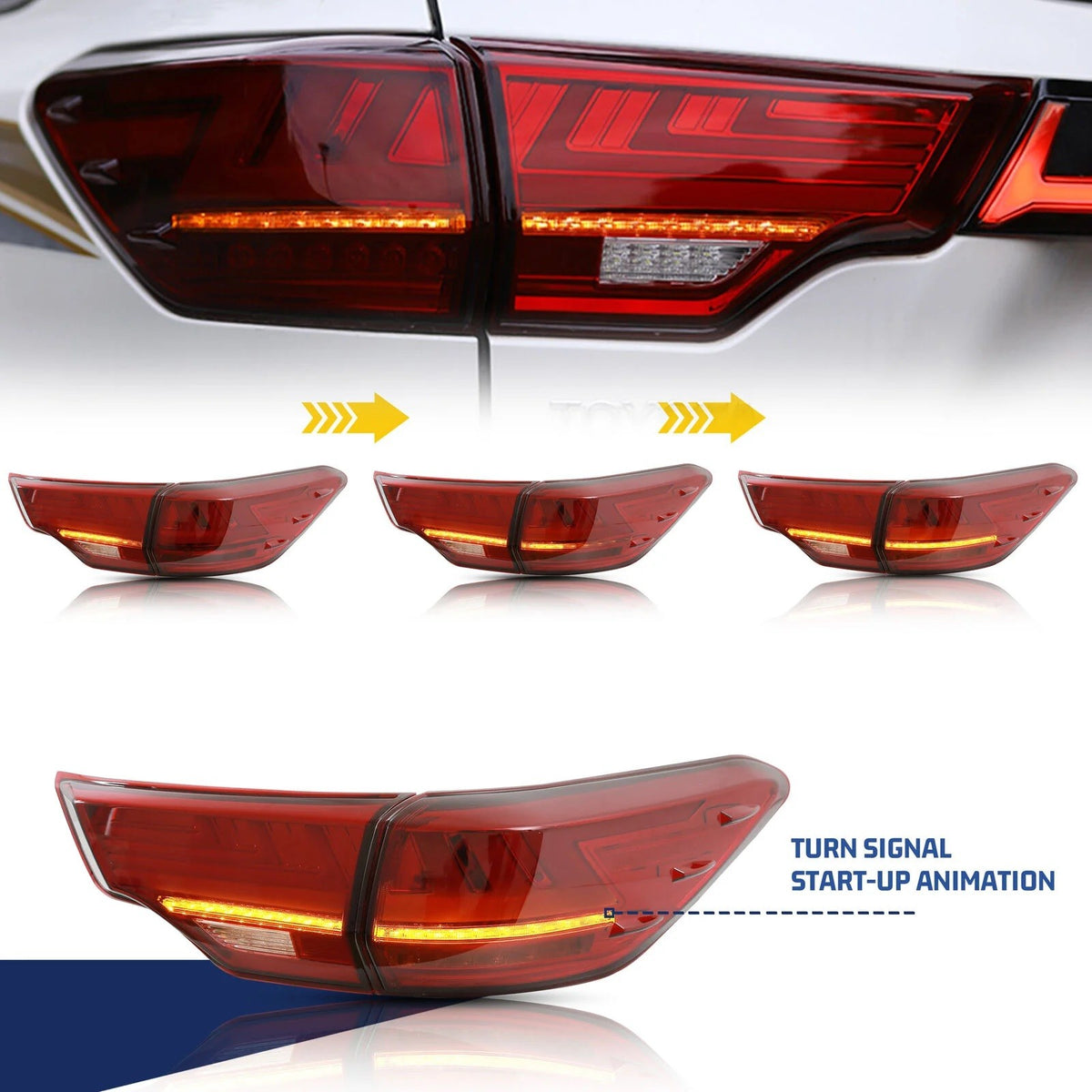 LUCES LED HIGHLANDER TIPO LX (5 PIEZAS) 14-19