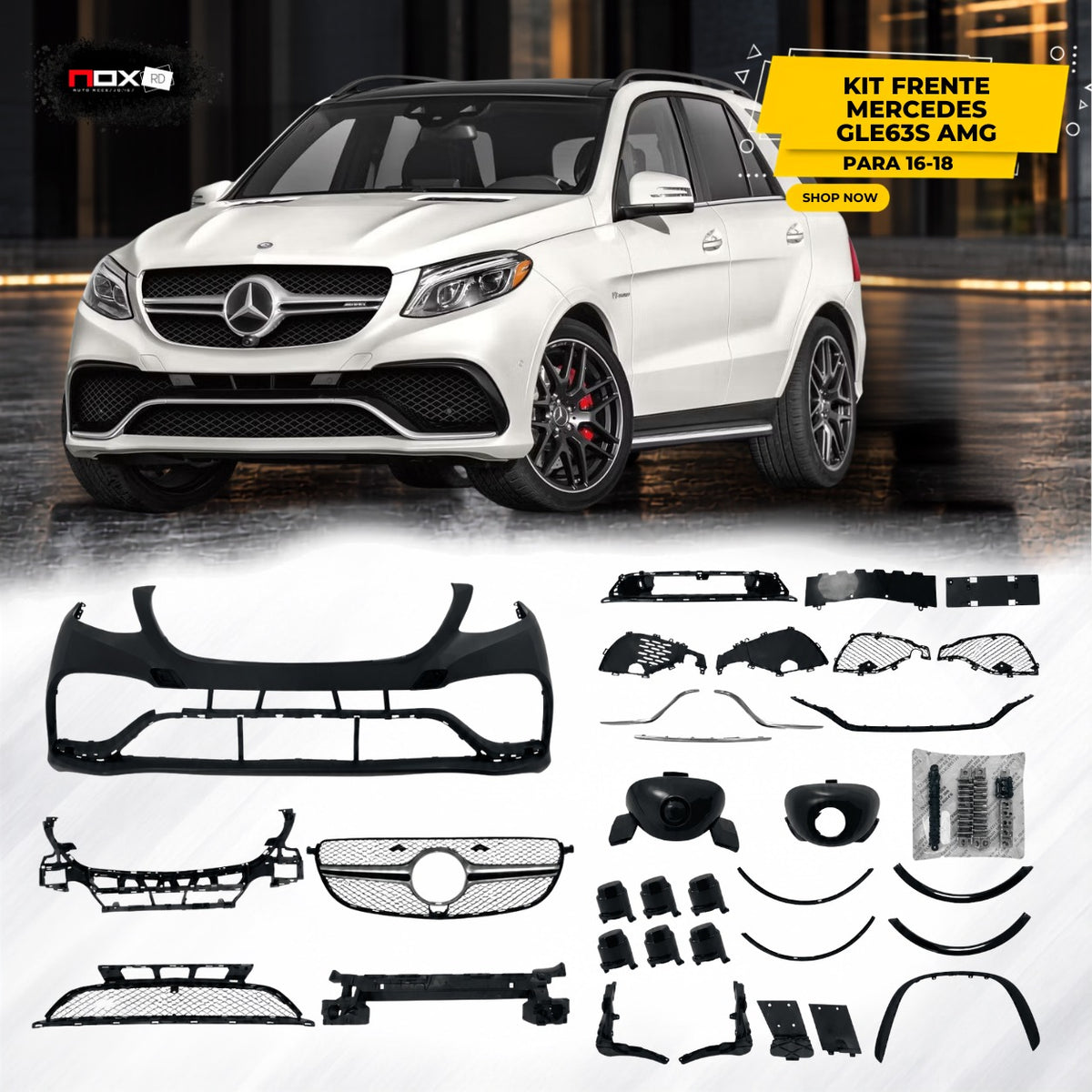 KIT FRENTE MERCEDES GLE63S AMG SUV 16-18