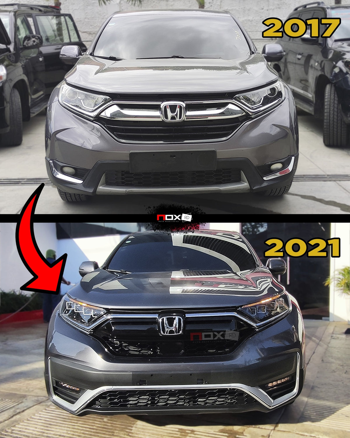 KIT FRENTE CON CAMARA CRV 2021 PARA 17-19