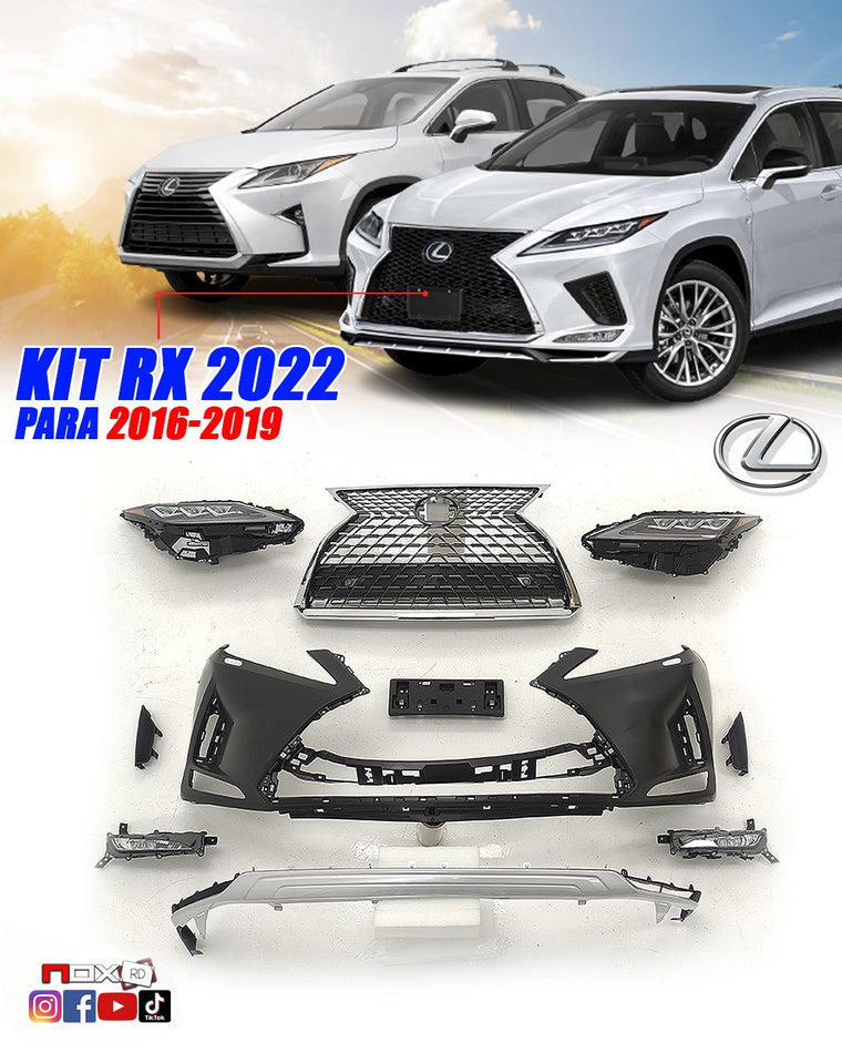 KIT FRENTE RX350 2022 PARA 16-19 SENCILLA