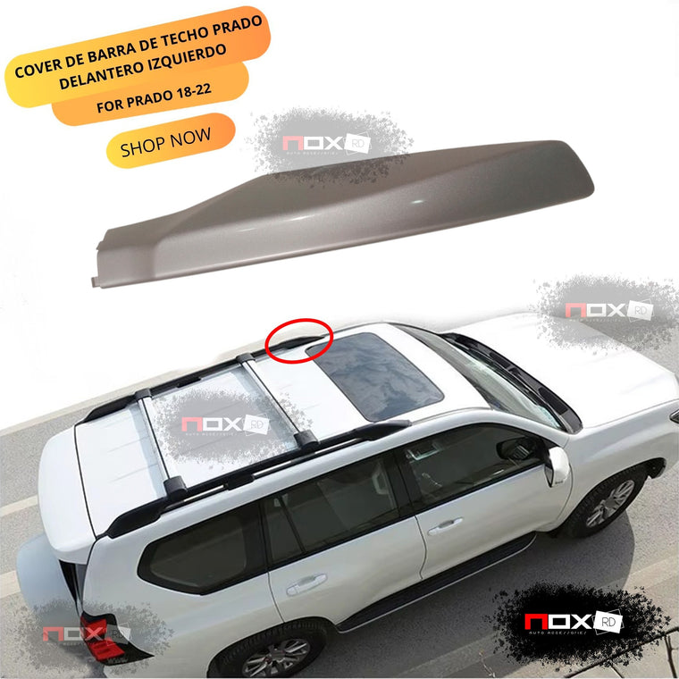 COVER DE BARRA DE TECHO DELANTERO GRIS PRADO LH 18-22