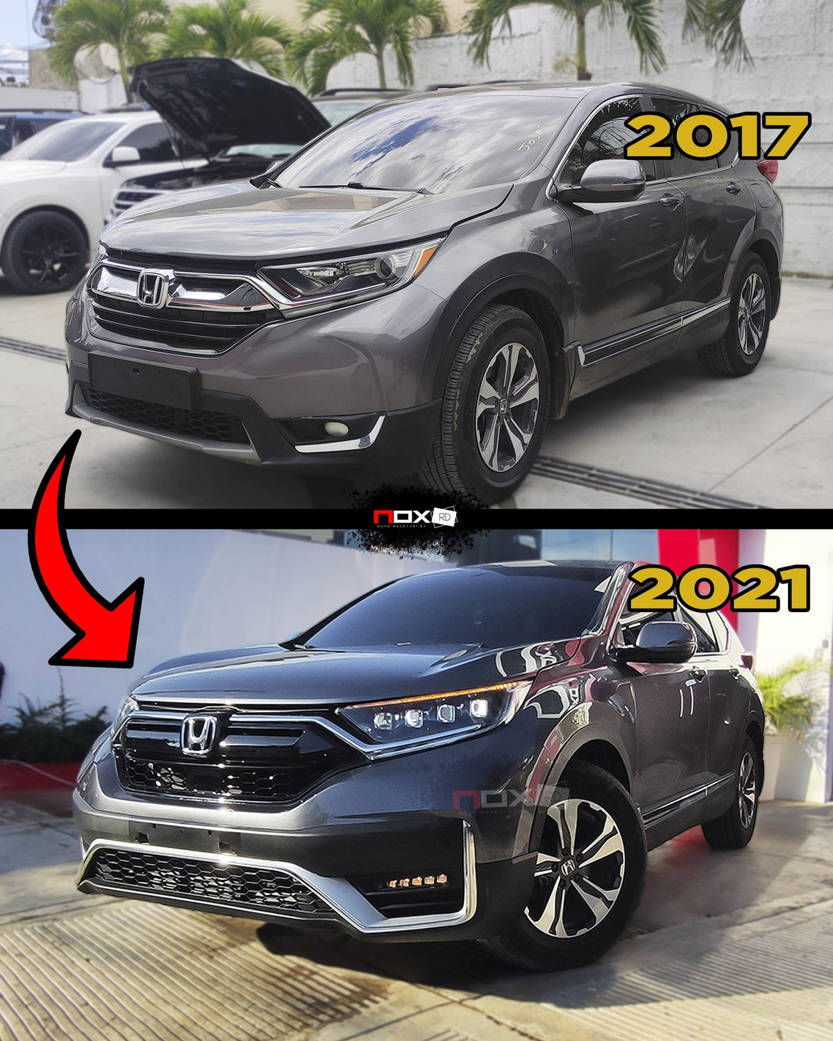 KIT FRENTE CON CAMARA CRV 2021 PARA 17-19