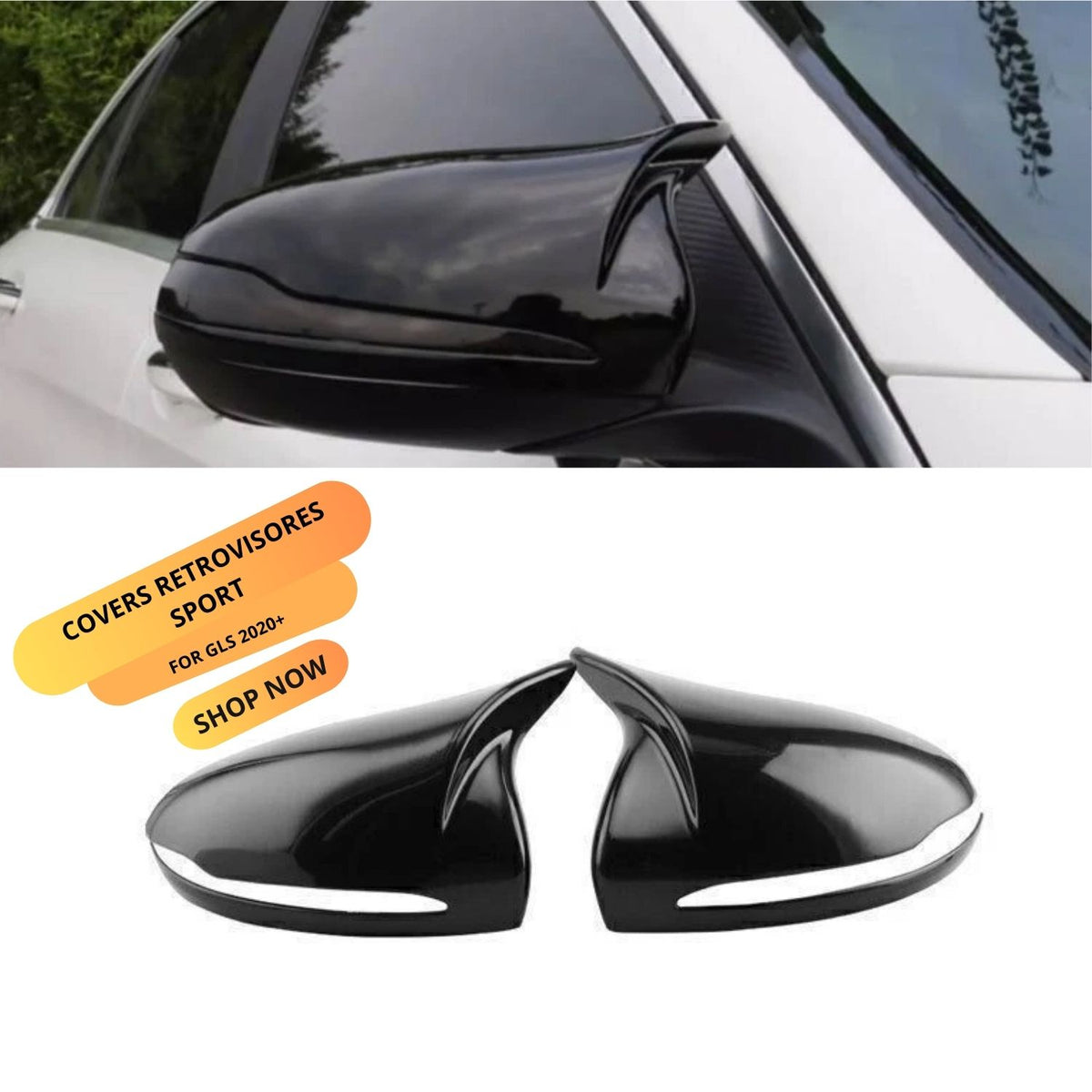 COVER RETROVISORES SPORT MERCEDES GLS 2020+