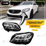 PANTALLAS MERCEDES CLASE C FULL LED 2020 PARA 14-20