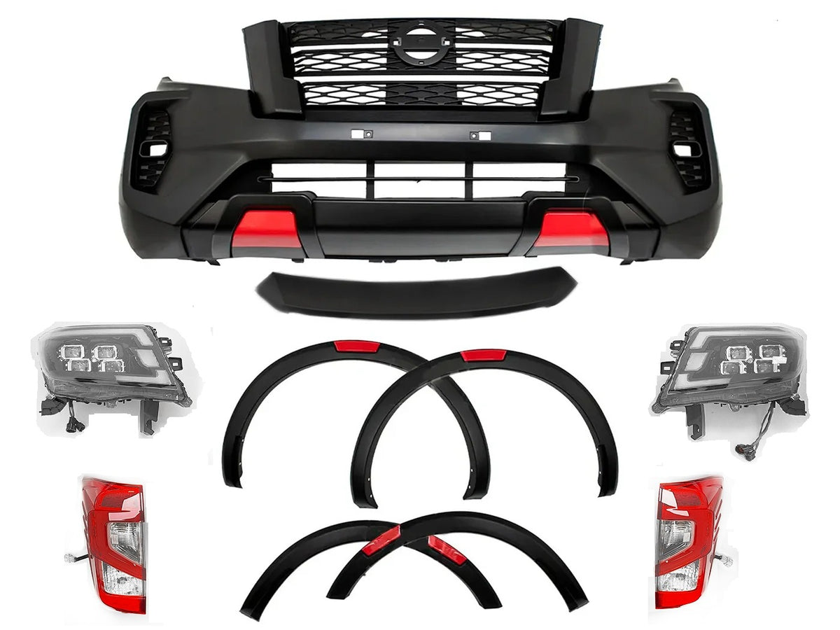 KIT NISSAN FRONTIER 2021 NEGRO PARA 16-20