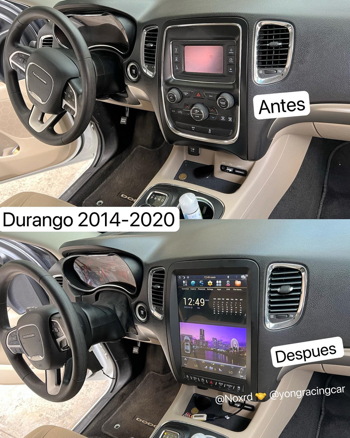 RADIO DODGE DURANGO 14-20 ANDROID