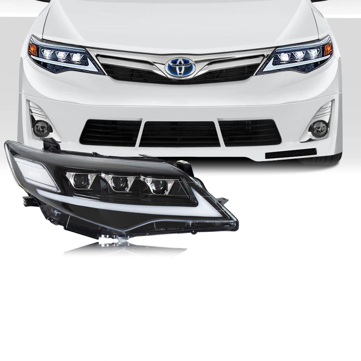 PANTALLA LED DE CAMRY 12-14 3 LUPAS RH