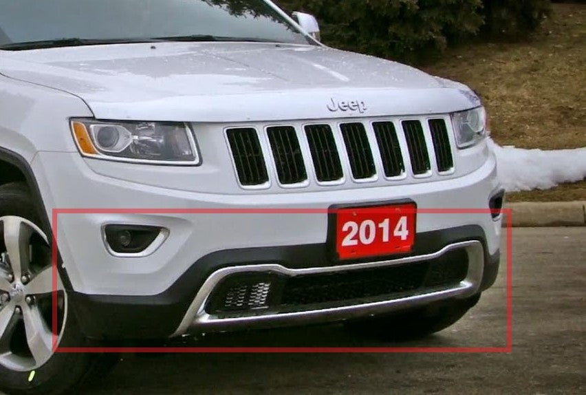 DIFUSOR DELANTERO GRAND CHEROKEE 14-16 CORRUGADO
