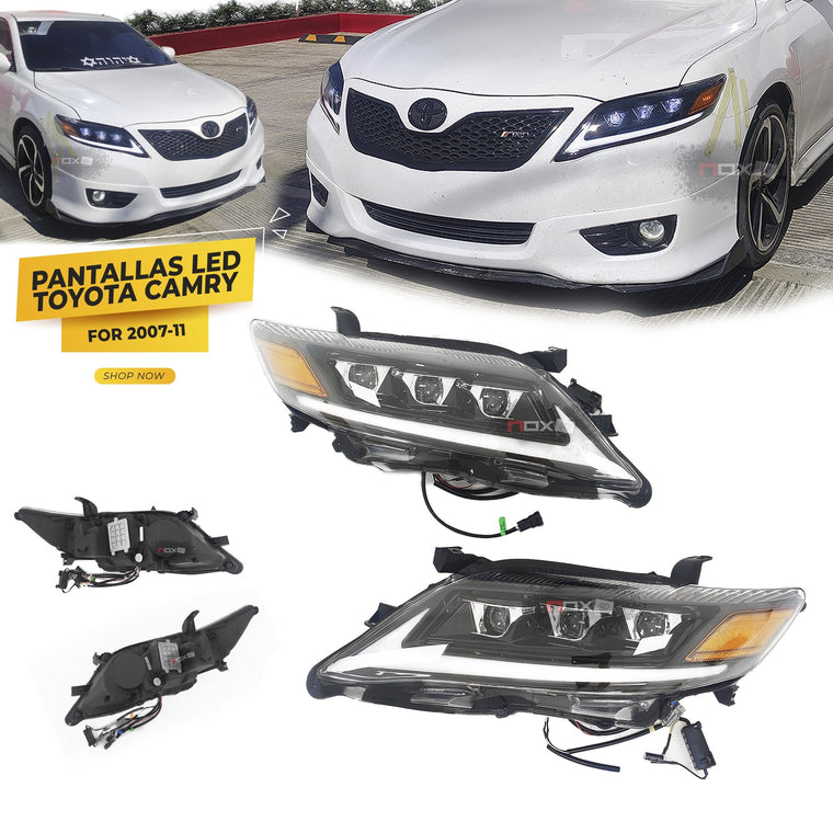 PANTALLAS LED CAMRY 07-11 3 LUPAS