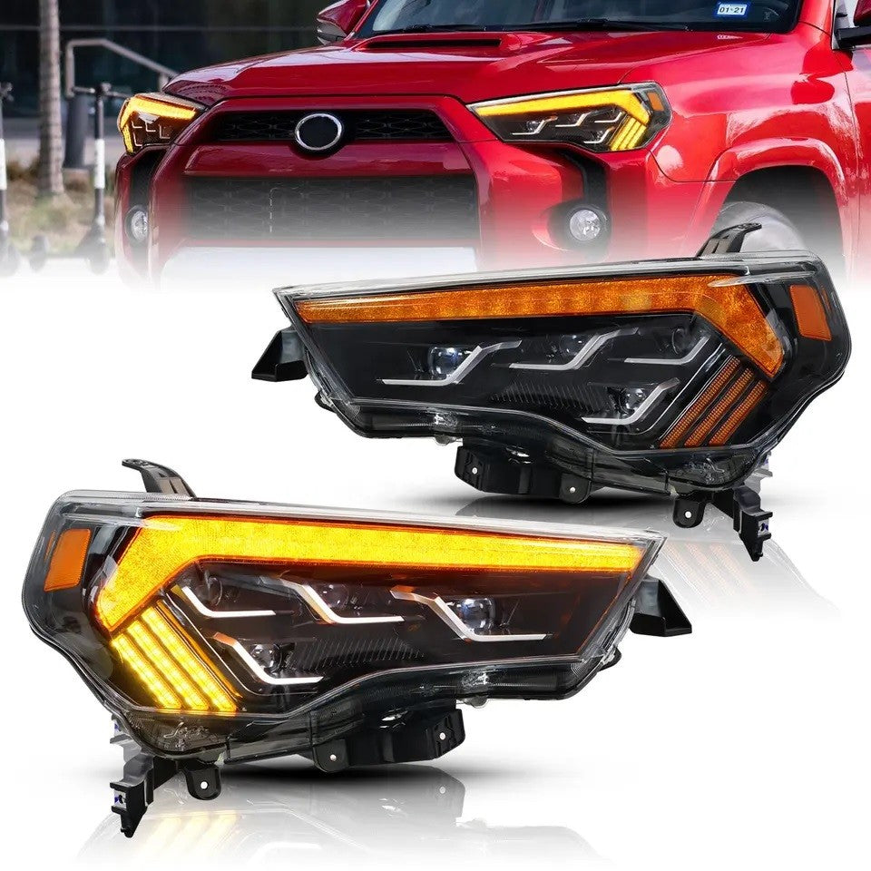PANTALLAS LED 4RUNNER TIPO LX DRL AMARILLO 10-23