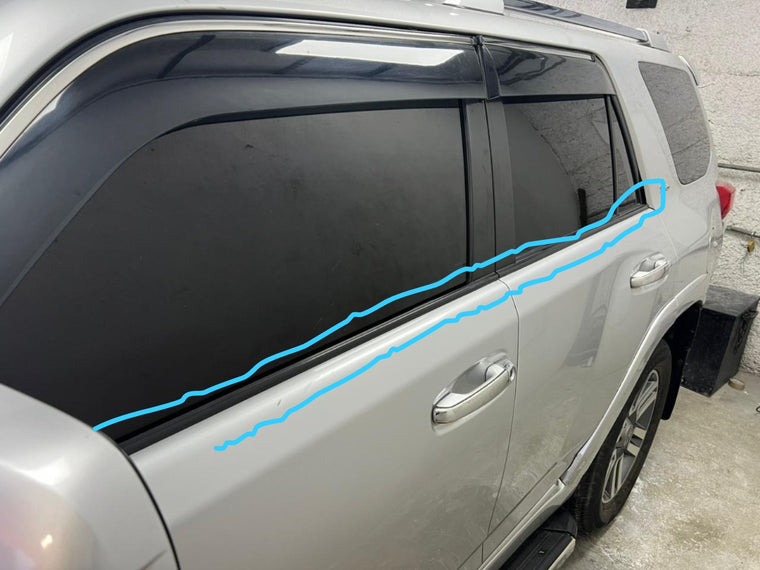 SET 4 FELPAS DE VENTANA 4RUNNER 2010-22