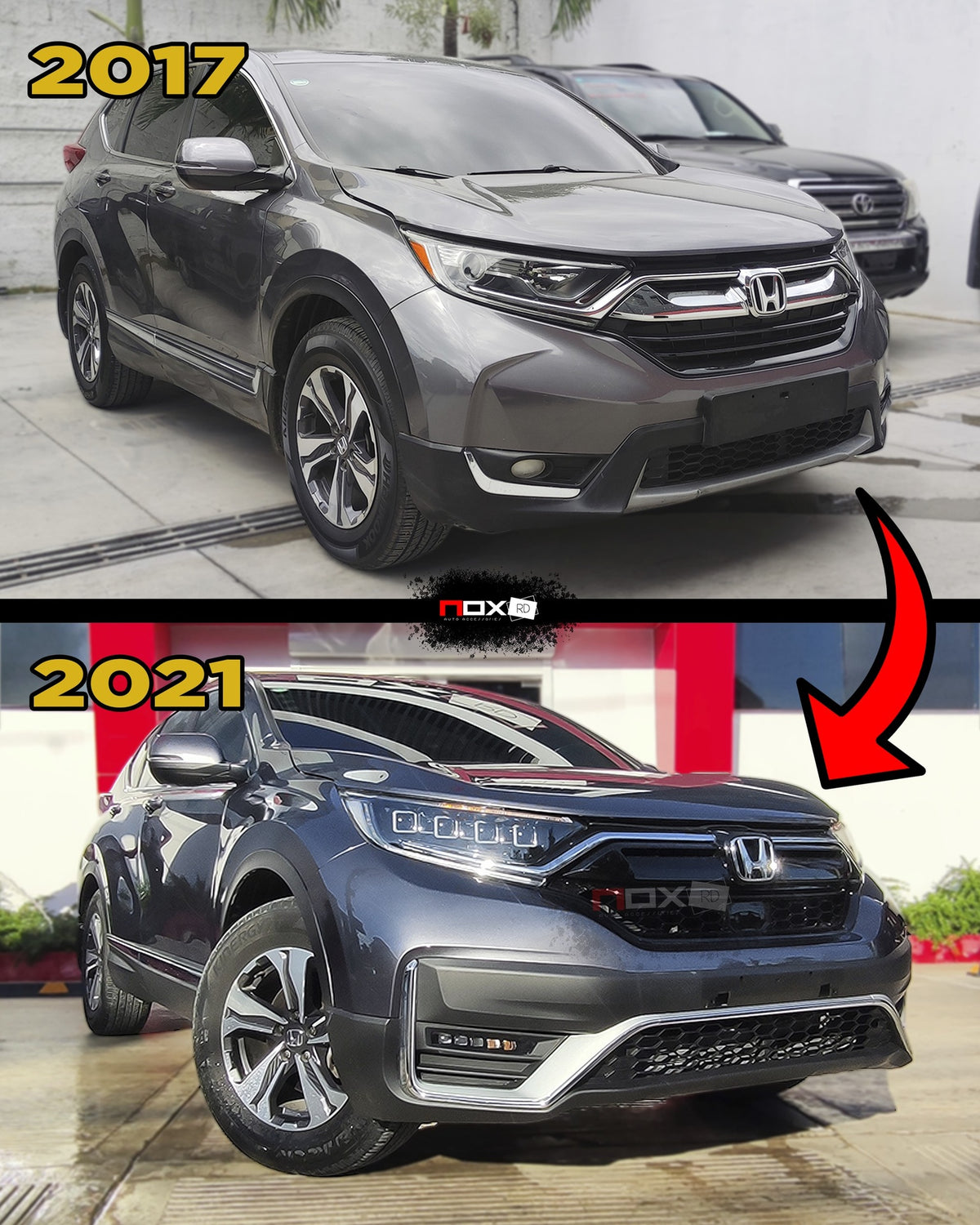 KIT FRENTE CON CAMARA CRV 2021 PARA 17-19