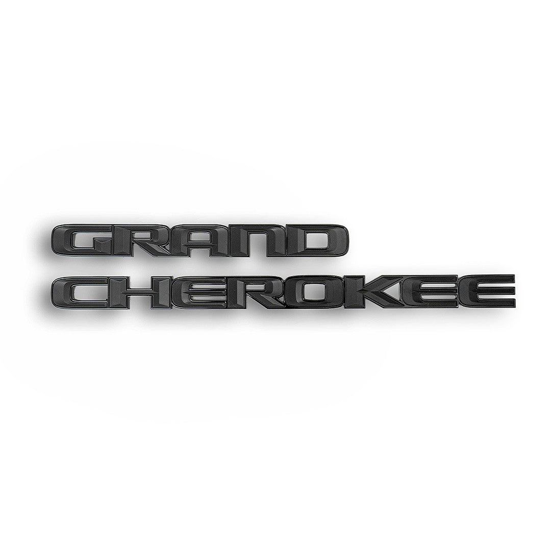 LETRA GRAND CHEROKEE 17-20 NEGRA BLACK