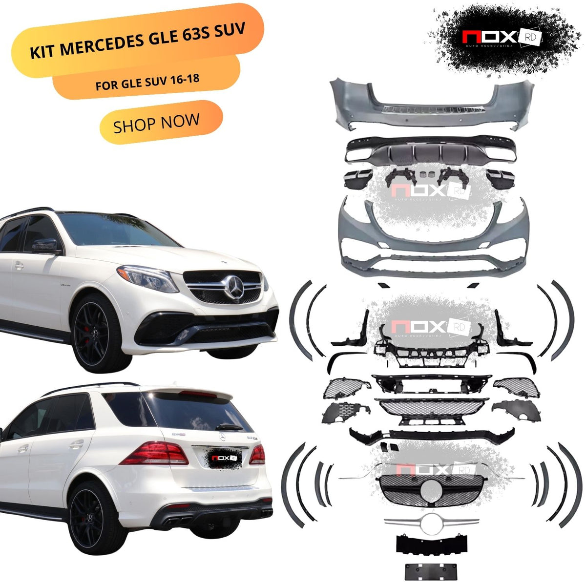 KIT MERCEDES GLE63S SUV PARA 16-18