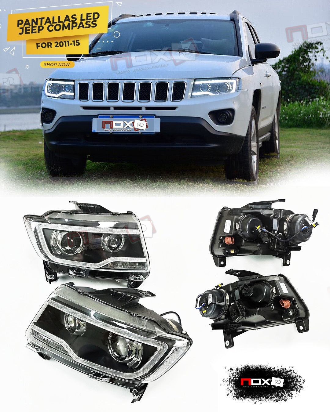 PANTALLAS LED GRAND CHEROKEE 11-13