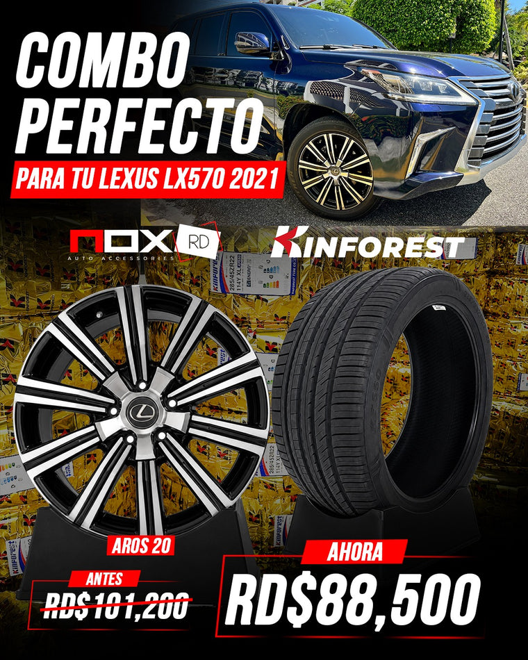COMBO AROS 21 Y GOMAS LX570