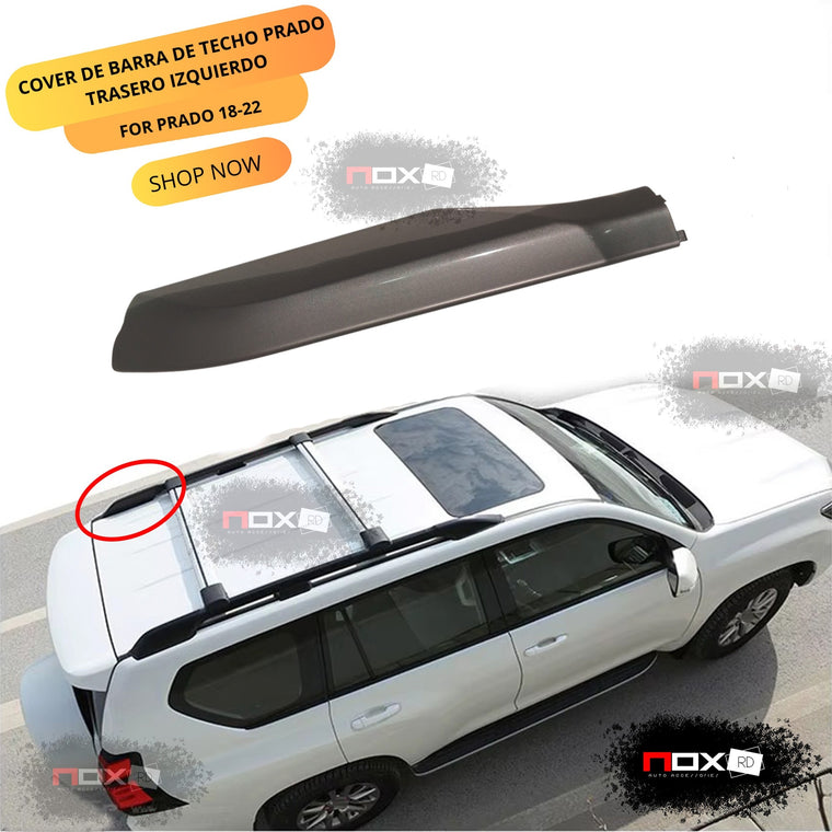 COVER DE BARRA DE TECHO TRASERO GRIS PRADO LH 18-22
