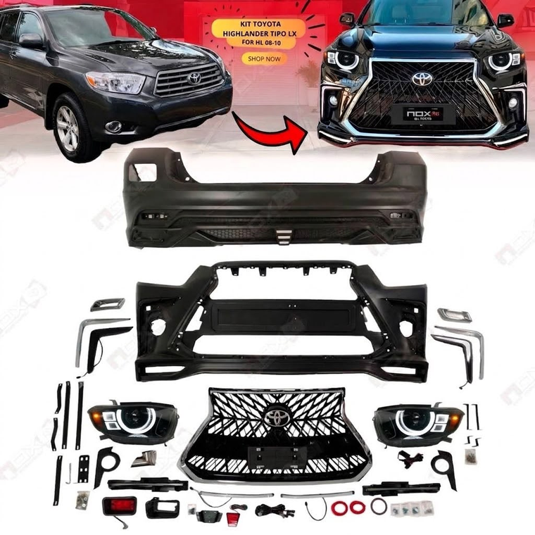 KIT HIGHLANDER TIPO LX 08-10