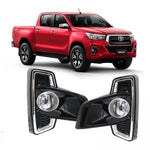 COVER GRIS HALOGENOS HILUX 16-20 ROCCO