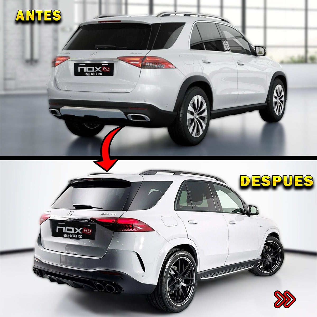 KIT MERCEDES GLE53 2025 PARA GLE SUV 20-25 CROMADO