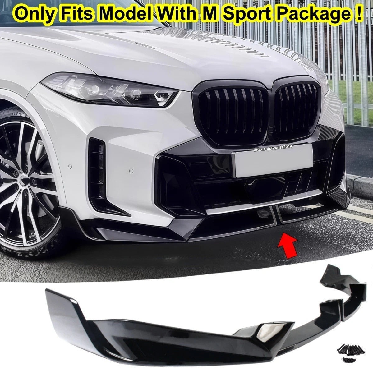 LIP DELANTERO BMW X5 M Sport 2024-2026