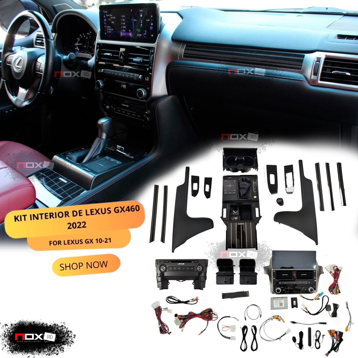 KIT DE INTERIOR GX460 2022 PARA 10-21