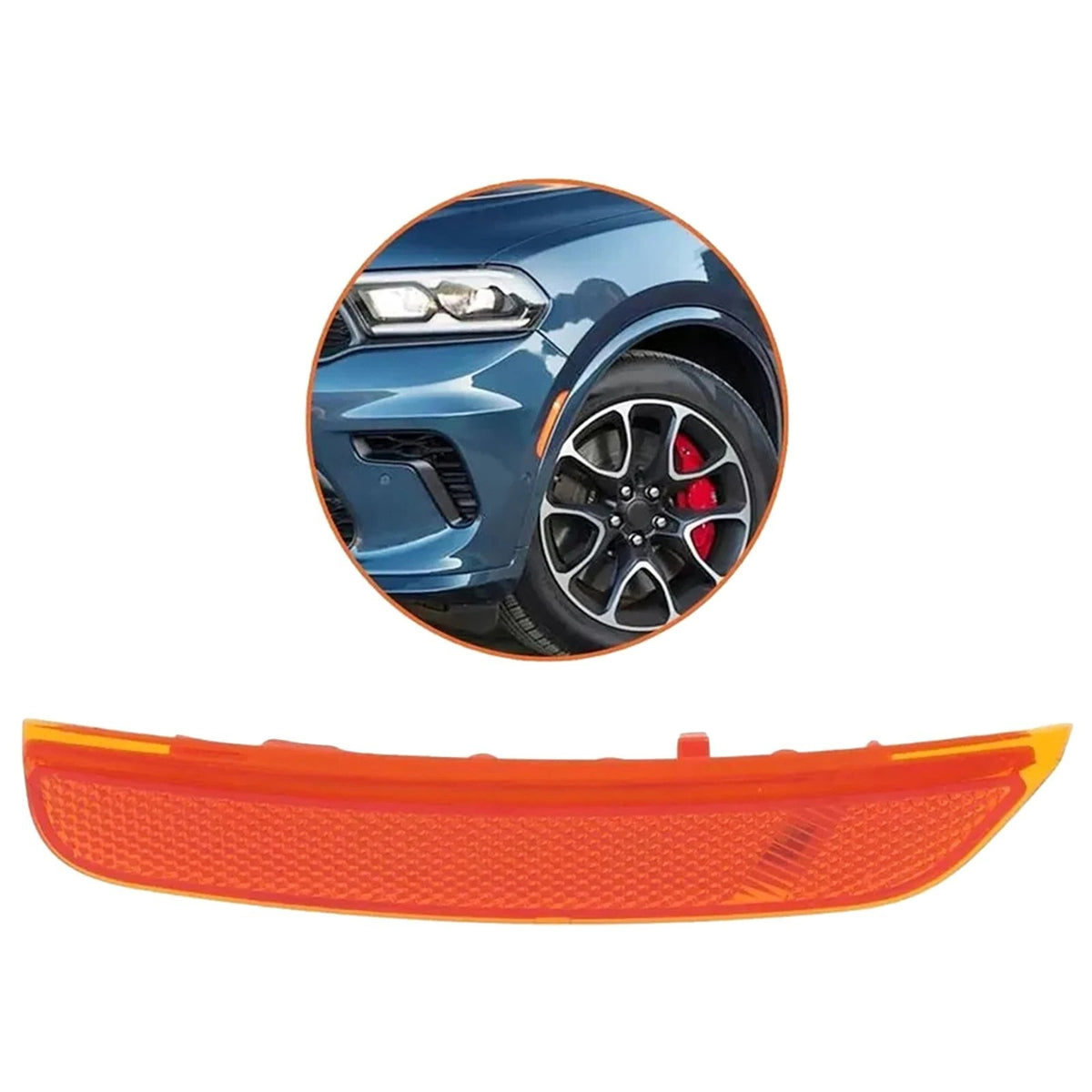 REFLECTOR BUMPER DELANTERO DURANGO LH 21-25