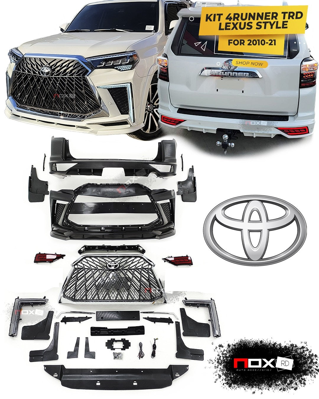 KIT 4RUNNER TRD 10-24 (MONACO) (SIN PANTALLAS)